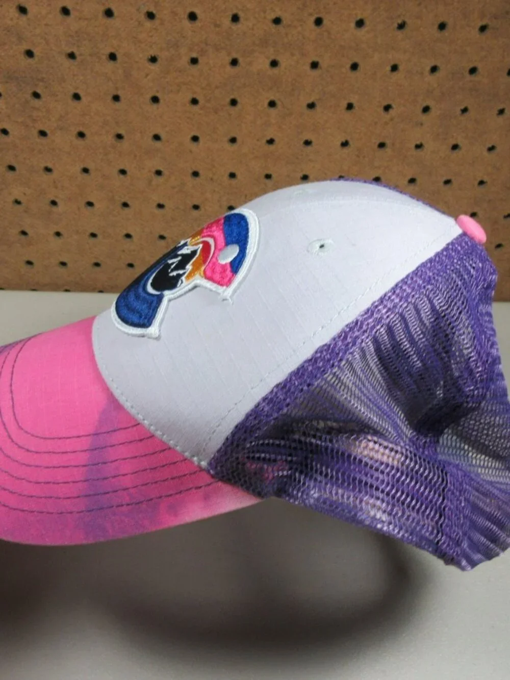 colorado limited womens purple pink tiedye snapback trucker hat OS